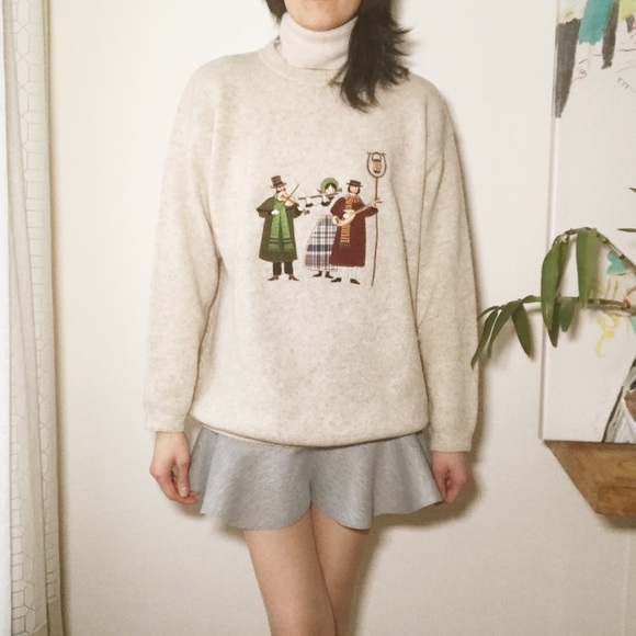 United Colors Of Benetton Sweaters - 100%wool musician theme sweater